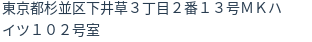 住所(登記所在地)