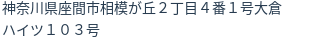 住所（登記所在地）