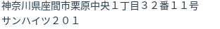 住所(登記所在地)