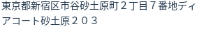 住所（登記所在地）