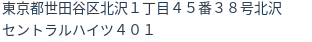 住所（登記所在地）