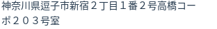 住所(登記所在地)