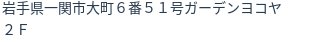 住所(登記所在地)