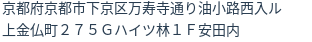 住所(登記所在地)