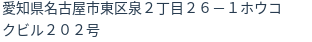 住所（登記所在地）