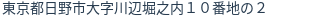 住所（登記所在地）