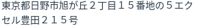 住所(登記所在地)