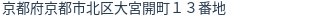 住所(登記所在地)