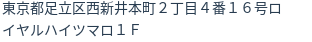 住所（登記所在地）