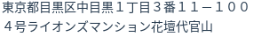 住所(登記所在地)