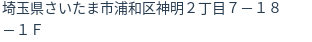 住所（登記所在地）