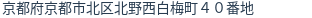 住所(登記所在地)