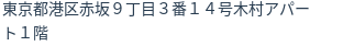 住所(登記所在地)