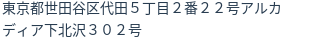 住所(登記所在地)