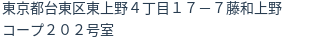 住所（登記所在地）