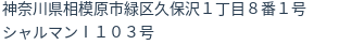 住所（登記所在地）