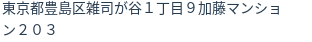住所(登記所在地)