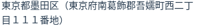 住所(登記所在地)