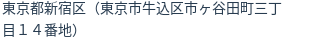 住所(登記所在地)