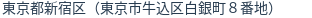 住所（登記所在地）