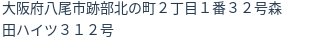 住所（登記所在地）