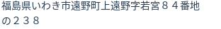 住所(登記所在地)