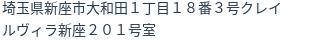 住所(登記所在地)