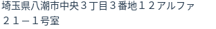 住所(登記所在地)