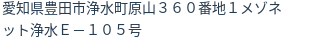 住所(登記所在地)