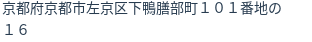 住所（登記所在地）