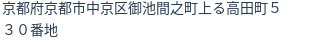 住所(登記所在地)