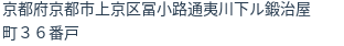 住所(登記所在地)