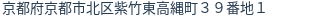 住所(登記所在地)