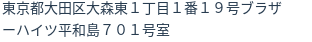 住所(登記所在地)