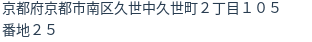 住所(登記所在地)
