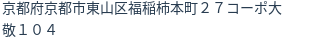 住所(登記所在地)