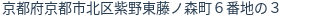 住所（登記所在地）