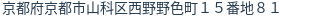 住所(登記所在地)