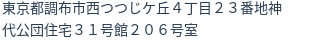 住所(登記所在地)