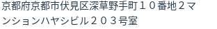 住所(登記所在地)