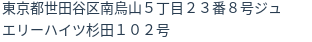 住所(登記所在地)