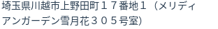 住所(登記所在地)