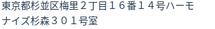 住所（登記所在地）