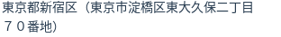 住所（登記所在地）
