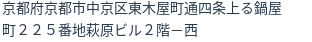 住所（登記所在地）