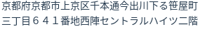 住所（登記所在地）