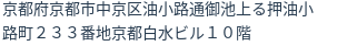 住所（登記所在地）