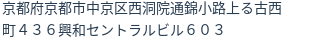 住所(登記所在地)