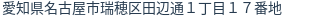 住所(登記所在地)
