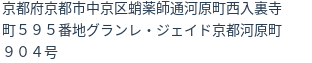 住所(登記所在地)